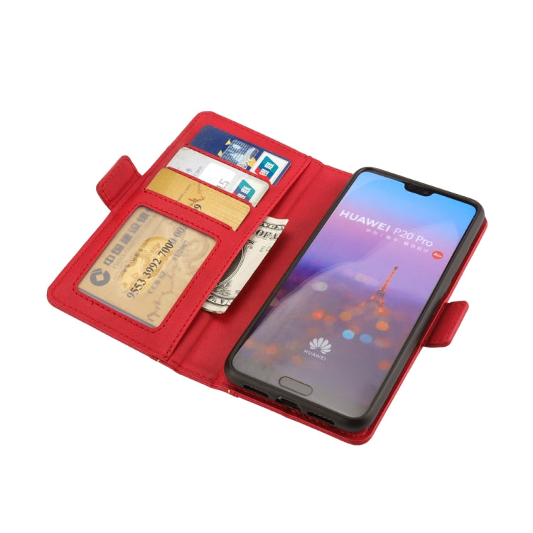 Bible Style Business Horizontal Flip Leather Case for Huawei P20 Pro, with Card Slots & Photo Frame & Holder & Wallet