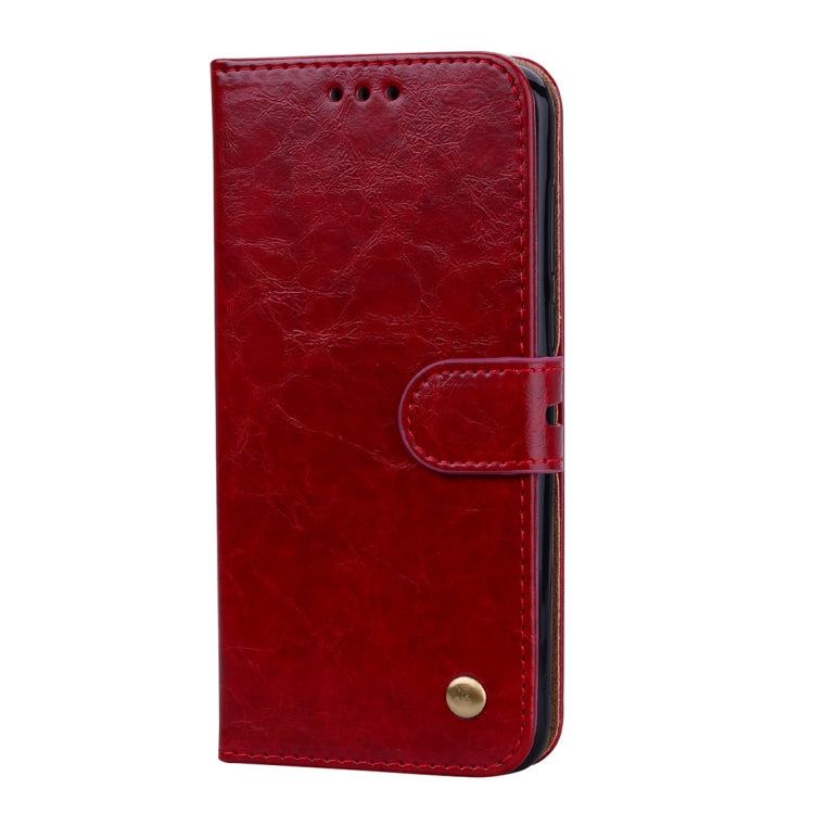 Business Style Oil Wax Texture Horizontal Flip Leather Case for Huawei Y5 (2018) / Y5 Prime (2018) / Honor 7A (Russian Version), with Holder & Card Slots & Wallet