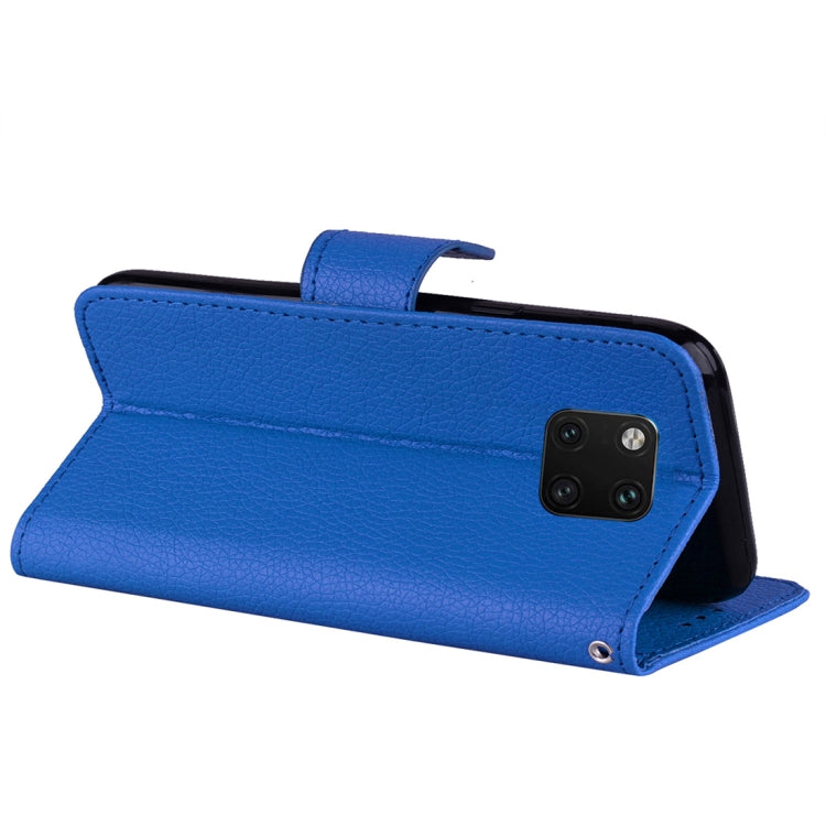 Litchi Texture Horizontal Flip Leather Case for Huawei Mate 20 Pro , with Holder & Card Slots & Wallet & Lanyard