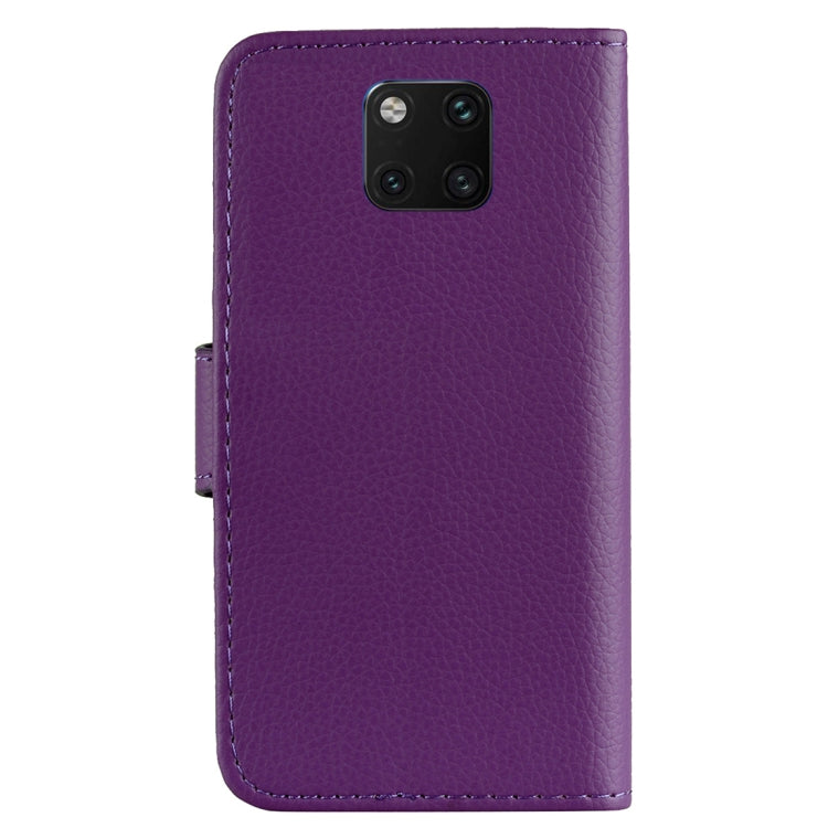 Litchi Texture Horizontal Flip Leather Case for Huawei Mate 20 Pro , with Holder & Card Slots & Wallet & Lanyard