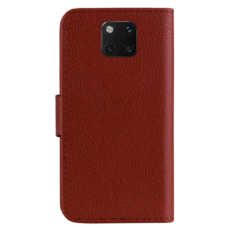 Litchi Texture Horizontal Flip Leather Case for Huawei Mate 20 Pro , with Holder & Card Slots & Wallet & Lanyard