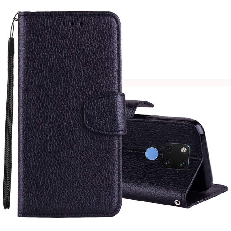 Litchi Texture Horizontal Flip Leather Case for Huawei Mate 20 , with Holder & Card Slots & Wallet & Lanyard