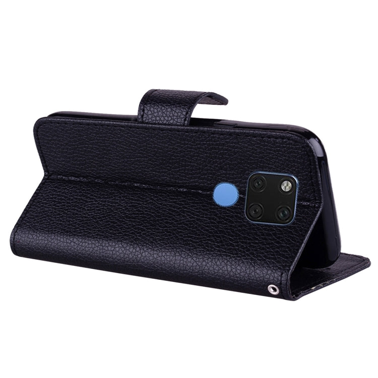 Litchi Texture Horizontal Flip Leather Case for Huawei Mate 20 , with Holder & Card Slots & Wallet & Lanyard