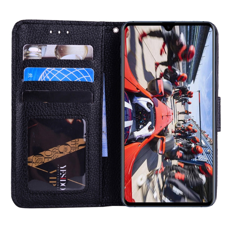 Litchi Texture Horizontal Flip Leather Case for Huawei Mate 20 , with Holder & Card Slots & Wallet & Lanyard