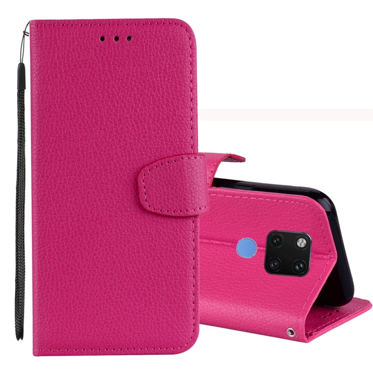 Litchi Texture Horizontal Flip Leather Case for Huawei Mate 20 , with Holder & Card Slots & Wallet & Lanyard