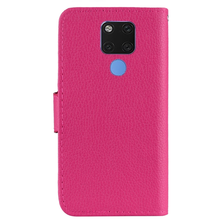 Litchi Texture Horizontal Flip Leather Case for Huawei Mate 20 , with Holder & Card Slots & Wallet & Lanyard