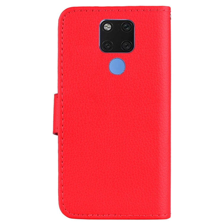 Litchi Texture Horizontal Flip Leather Case for Huawei Mate 20 , with Holder & Card Slots & Wallet & Lanyard