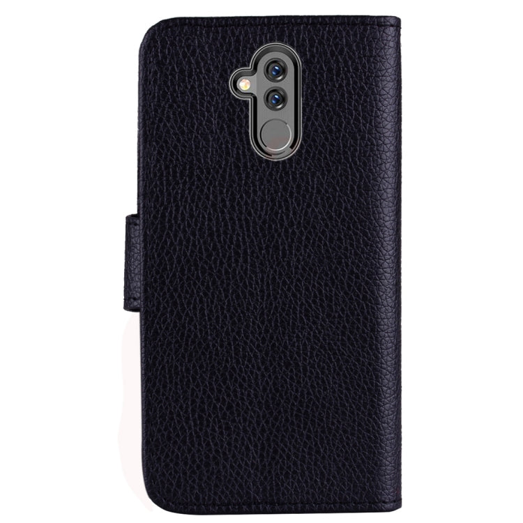 Litchi Texture Horizontal Flip Leather Case for Huawei Mate 20 Lite , with Holder & Card Slots & Wallet & Lanyard