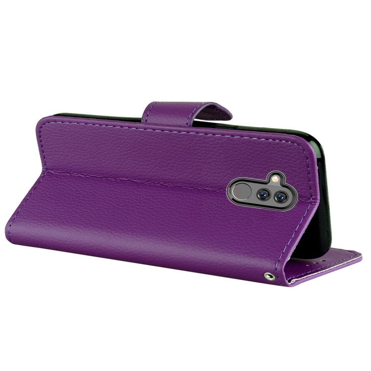 Litchi Texture Horizontal Flip Leather Case for Huawei Mate 20 Lite , with Holder & Card Slots & Wallet & Lanyard