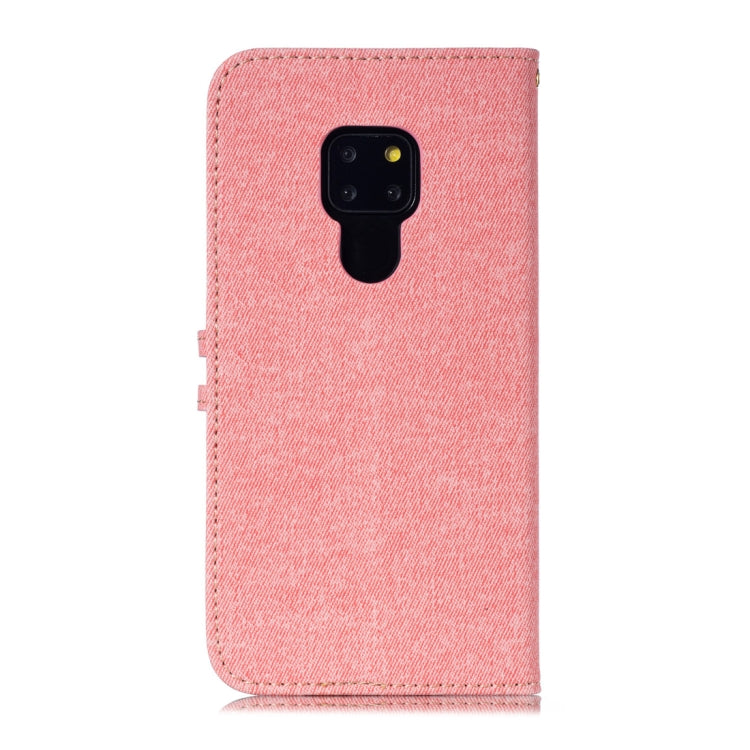 Splicing Embossed Male Style Horizontal Flip Leather Case for Huawei Mate 20, with Holder & Card Slots & Wallet & Lanyard