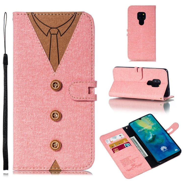 Splicing Embossed Male Style Horizontal Flip Leather Case for Huawei Mate 20, with Holder & Card Slots & Wallet & Lanyard