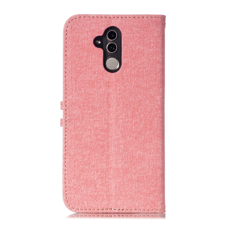 Splicing Embossed Male Style Horizontal Flip Leather Case for Huawei Mate 20 Lite/ Maimang 7, with Holder & Card Slots & Wallet & Lanyard