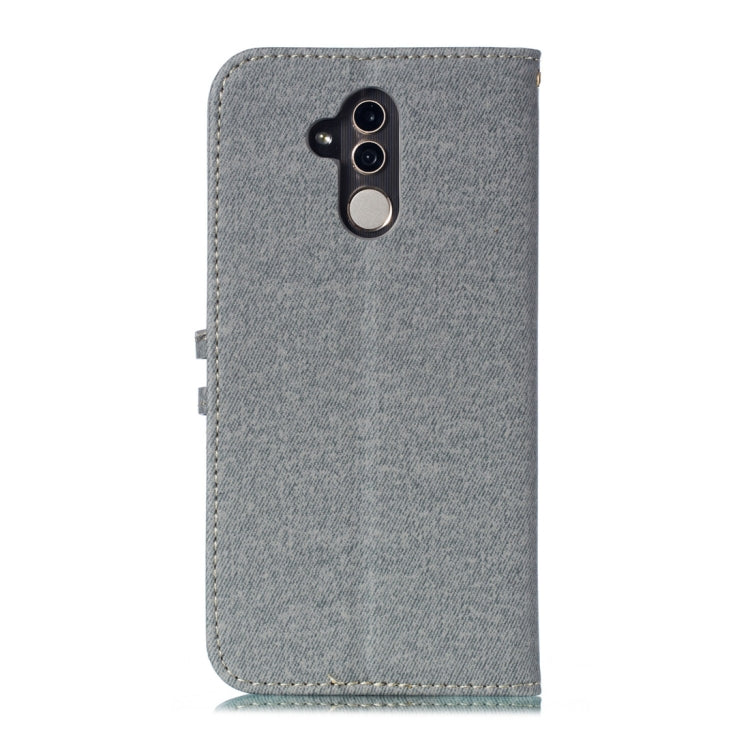 Splicing Embossed Male Style Horizontal Flip Leather Case for Huawei Mate 20 Lite/ Maimang 7, with Holder & Card Slots & Wallet & Lanyard