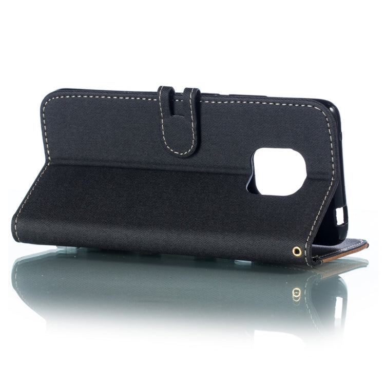 Splicing Embossed Male Style Horizontal Flip Leather Case for Huawei Mate 20 Pro, with Holder & Card Slots & Wallet & Lanyard