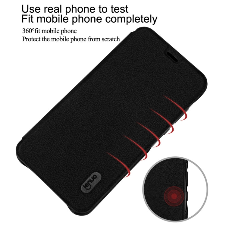 lenuo Ledream Series Litchi Texture Horizontal Flip PU Leather Case for Huawei P smart (Enjoy 7S), with Card Slot