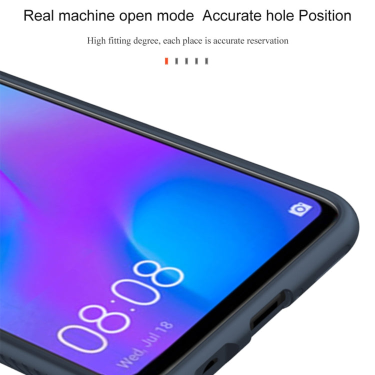 lenuo Leshen Series Stripe Texture TPU Case for Huawei Y9 (2019) / Enjoy 9 Plus(Blue)