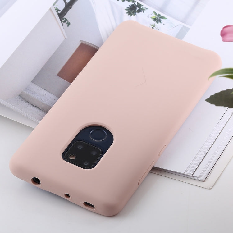 Solid Color Liquid Silicone Shockproof Case for Huawei Mate 20