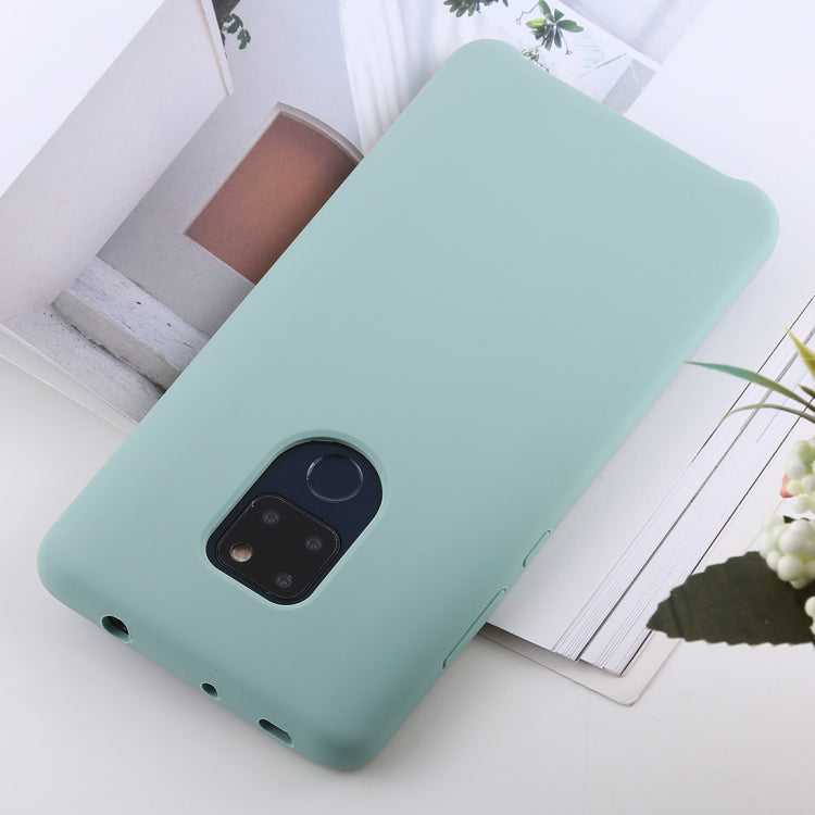 Solid Color Liquid Silicone Shockproof Case for Huawei Mate 20
