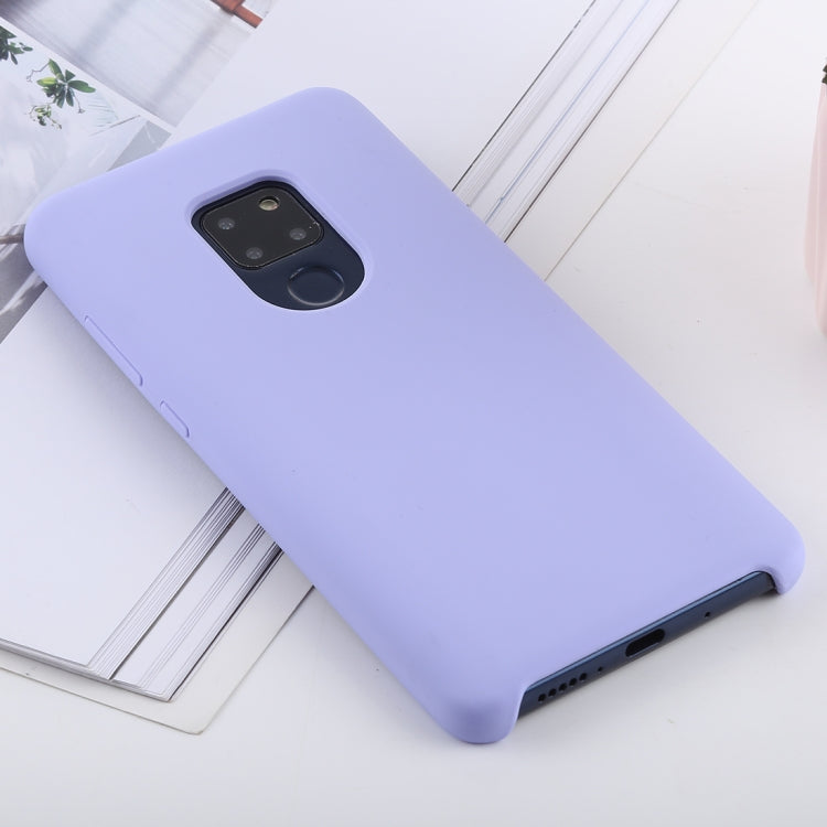 Solid Color Liquid Silicone Shockproof Case for Huawei Mate 20