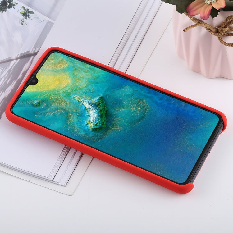 Solid Color Liquid Silicone Shockproof Case for Huawei Mate 20