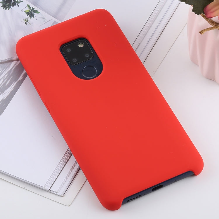 Solid Color Liquid Silicone Shockproof Case for Huawei Mate 20