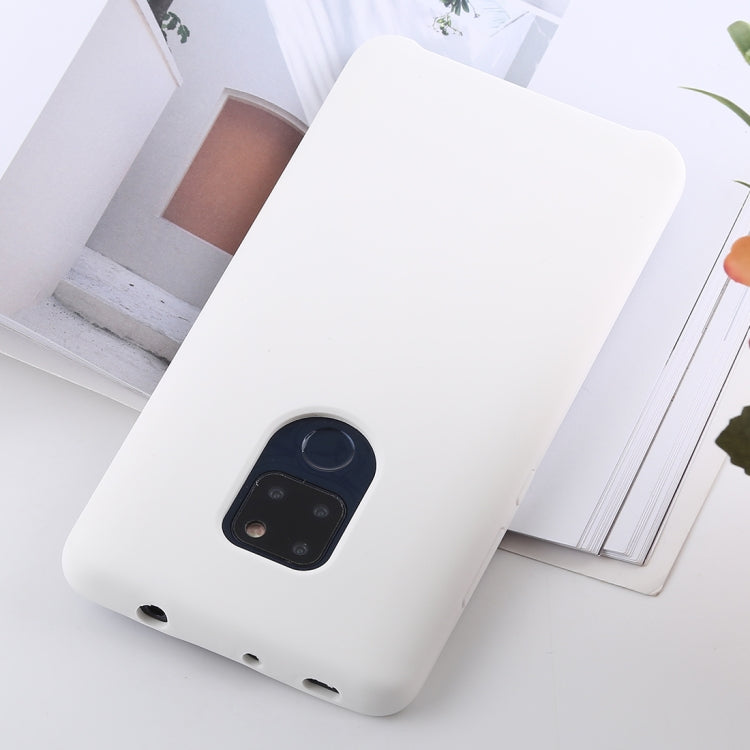 Solid Color Liquid Silicone Shockproof Case for Huawei Mate 20