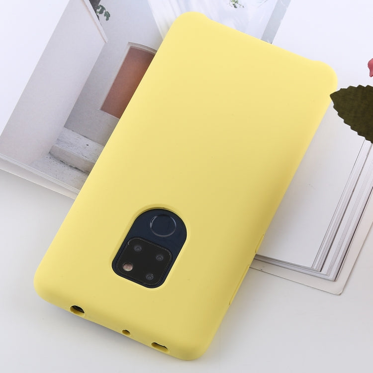 Solid Color Liquid Silicone Shockproof Case for Huawei Mate 20
