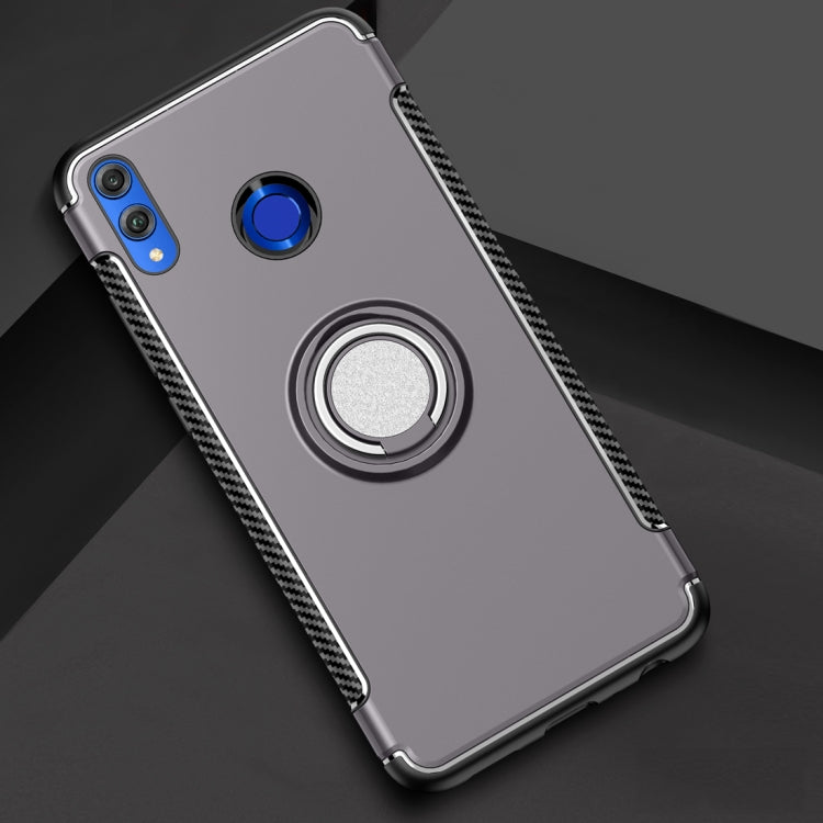 Magnetic 360 Degree Rotation Ring Holder Armor Protective Case for Huawei Honor 8X