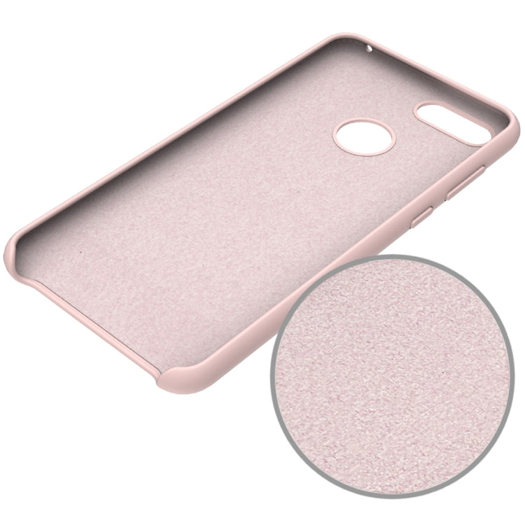 Solid Color Liquid Silicone Dropproof Protective Case for Huawei Honor 7X