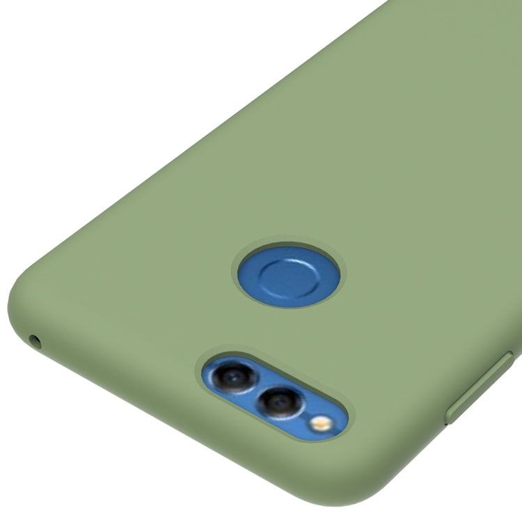 Solid Color Liquid Silicone Dropproof Protective Case for Huawei Honor 7X