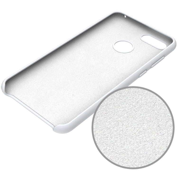 Solid Color Liquid Silicone Dropproof Protective Case for Huawei Honor 7X