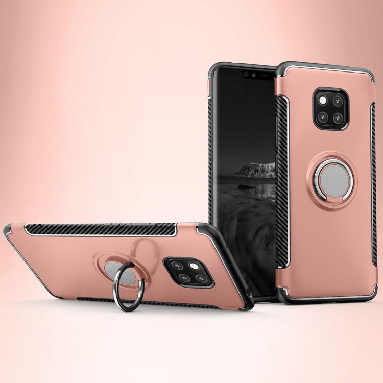 Magnetic 360 Degree Rotation Ring Holder Armor Protective Case for Huawei Mate 20 Pro