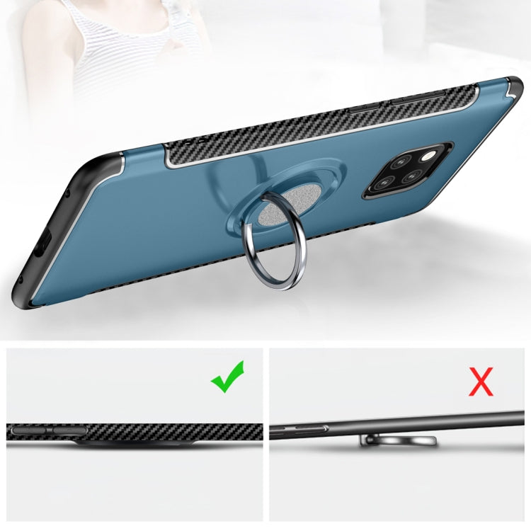 Magnetic 360 Degree Rotation Ring Holder Armor Protective Case for Huawei Mate 20 Pro