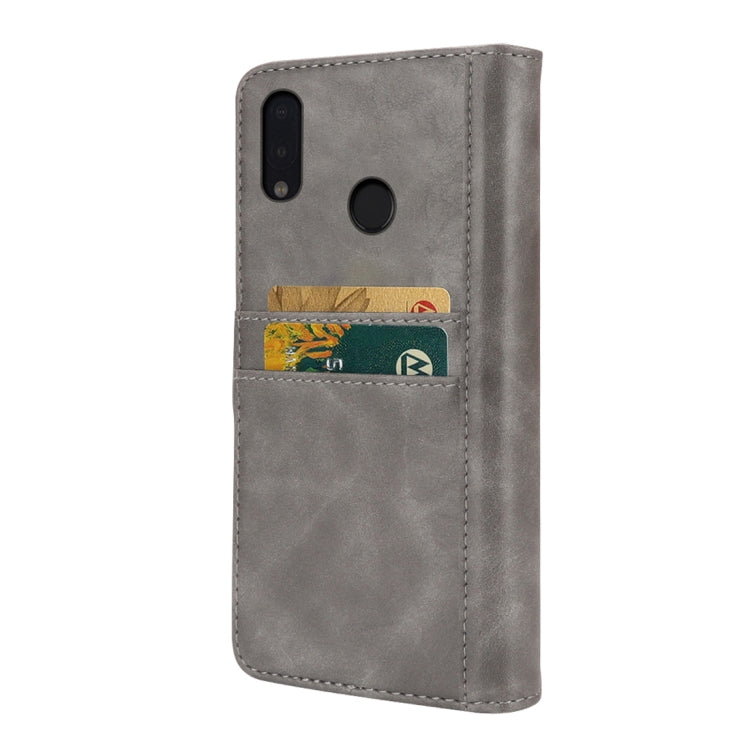 Horizontal Flip Leather Case for Huawei P20 Lite, with Card Slots & Arc Holder & Wallet & Photo Frame