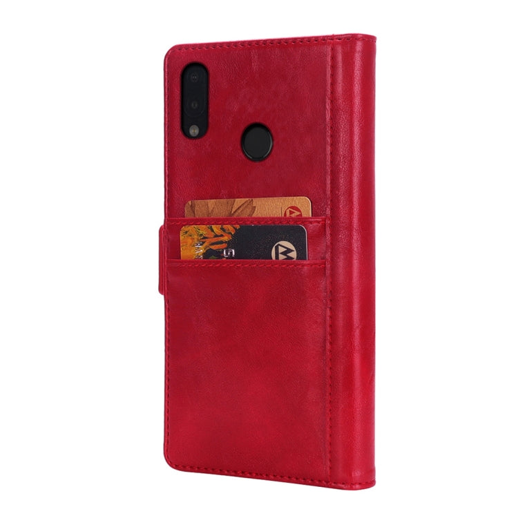 Horizontal Flip Leather Case for Huawei P20 Lite, with Card Slots & Arc Holder & Wallet & Photo Frame