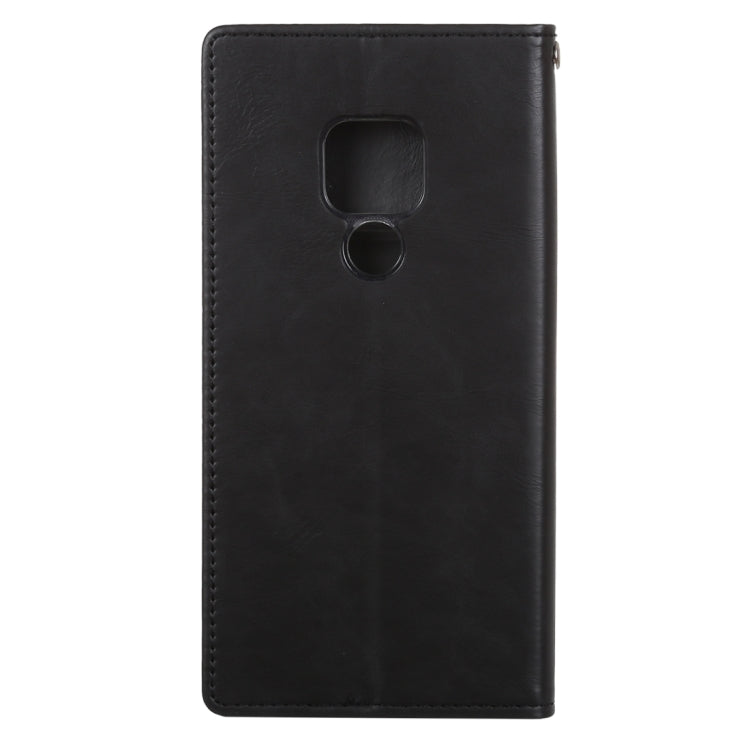 GOOSPERY BLUE MOON FLIP Crazy Horse Texture Horizontal Flip Leather Case for Huawei Mate 20, with Holder & Card Slots & Wallet