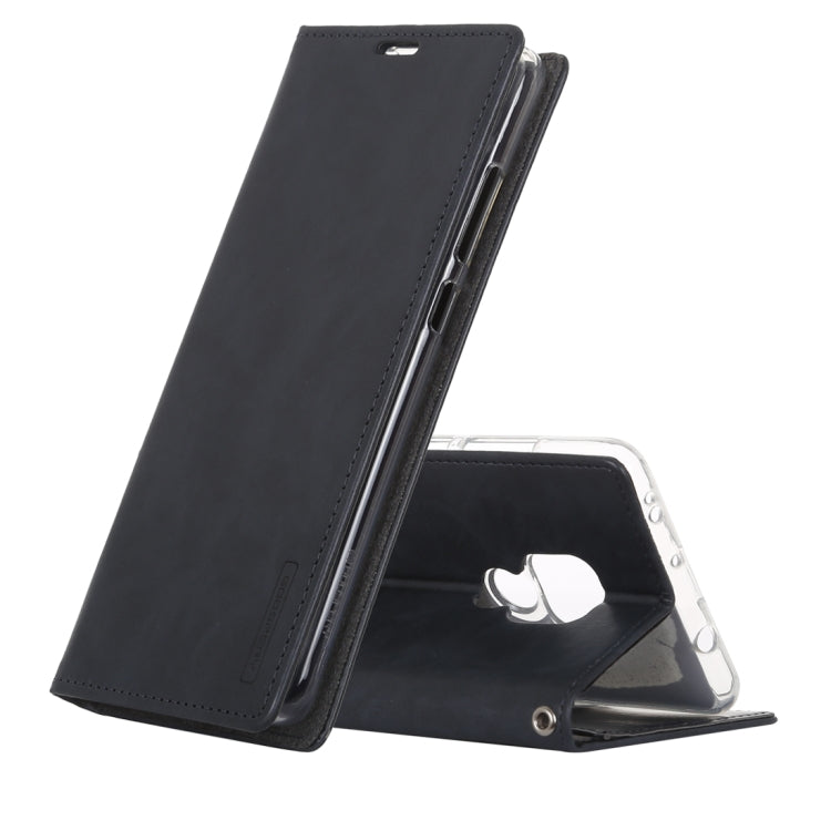 GOOSPERY BLUE MOON FLIP Crazy Horse Texture Horizontal Flip Leather Case for Huawei Mate 20, with Holder & Card Slots & Wallet