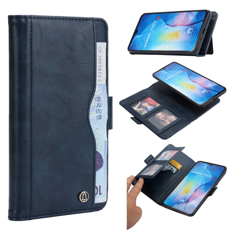 Horizontal Flip Leather Case for Huawei Mate 20, with Card Slots & Arc Holder & Wallet & Photo Frame