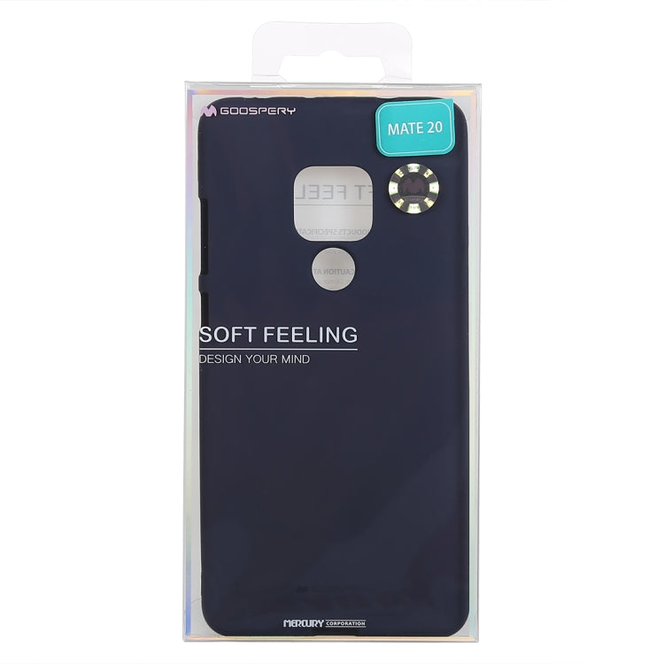 GOOSPERY SOFT FEELING Solid Color Dropproof TPU Protective Case for Huawei Mate 20
