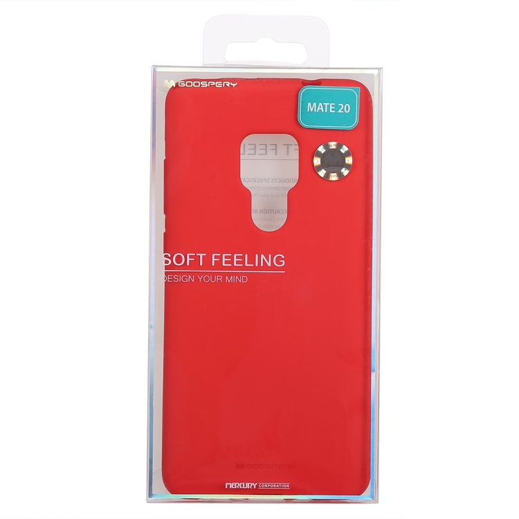 GOOSPERY SOFT FEELING Solid Color Dropproof TPU Protective Case for Huawei Mate 20