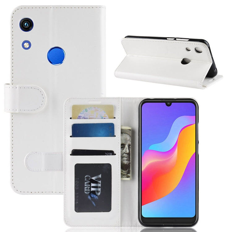 R64 Texture Single Fold Horizontal Flip Leather Case for Huawei Honor 8A, with Holder & Wallet & Card Slots & Photo Frame