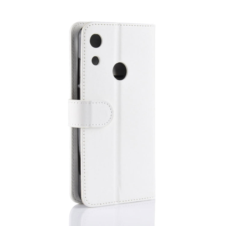 R64 Texture Single Fold Horizontal Flip Leather Case for Huawei Honor 8A, with Holder & Wallet & Card Slots & Photo Frame