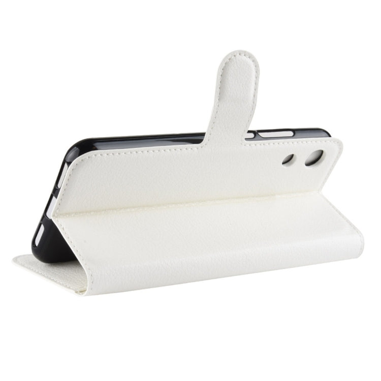 Litchi Texture Horizontal Flip Leather Case for Huawei Honor Play 8A, with Wallet & Holder & Card Slots