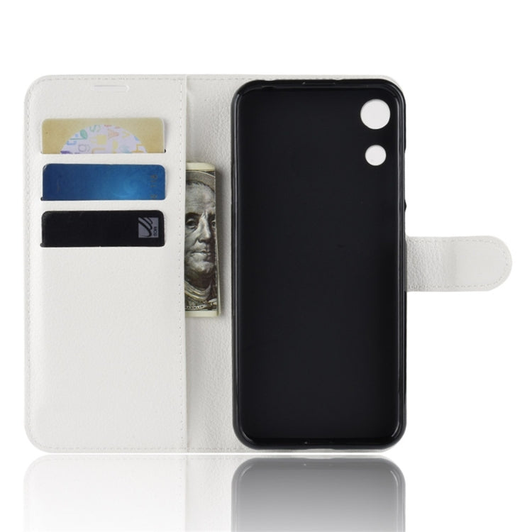 Litchi Texture Horizontal Flip Leather Case for Huawei Honor Play 8A, with Wallet & Holder & Card Slots