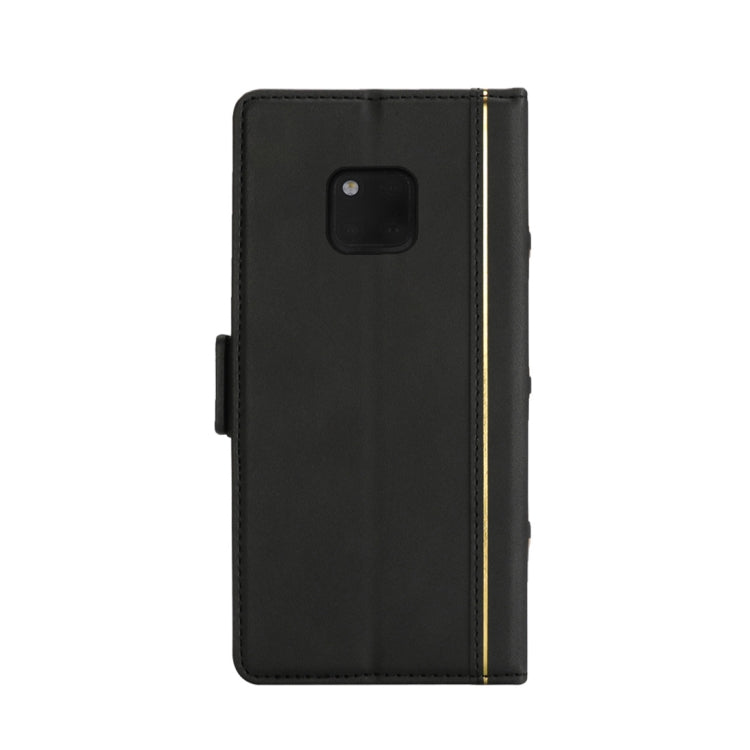 Book Style Business Horizontal Flip Leather Case for Huawei Mate 20 Pro, with Card Slots & Photo Frame & Holder & Wallet