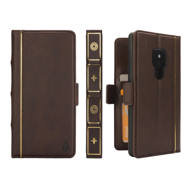 Book Style Business Horizontal Flip Leather Case for Huawei Mate 20, with Card Slots & Photo Frame & Holder & Wallet