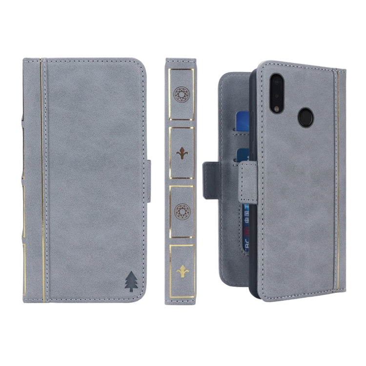 Book Style Business Horizontal Flip Leather Case for Huawei P20 Lite, with Card Slots & Photo Frame & Holder & Wallet