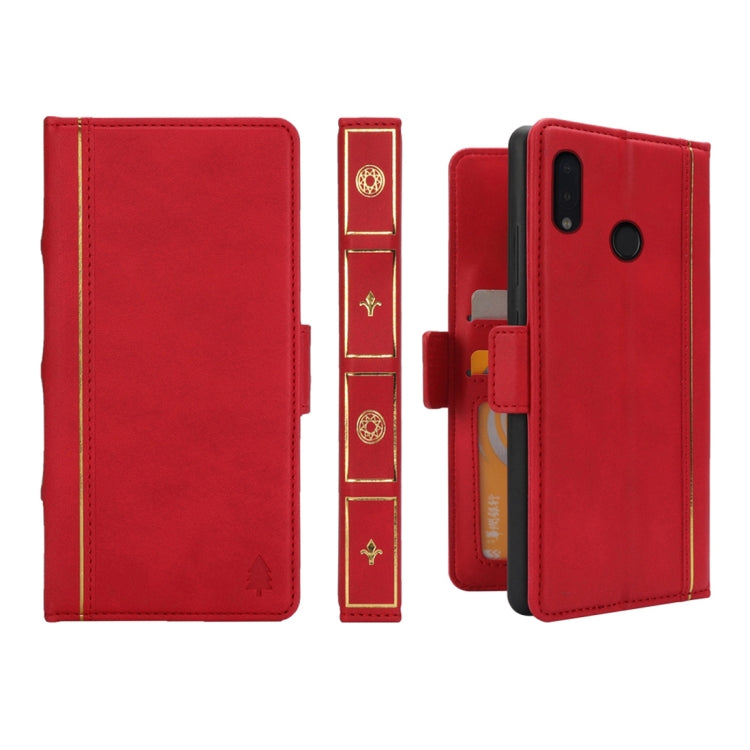 Book Style Business Horizontal Flip Leather Case for Huawei P20 Lite, with Card Slots & Photo Frame & Holder & Wallet