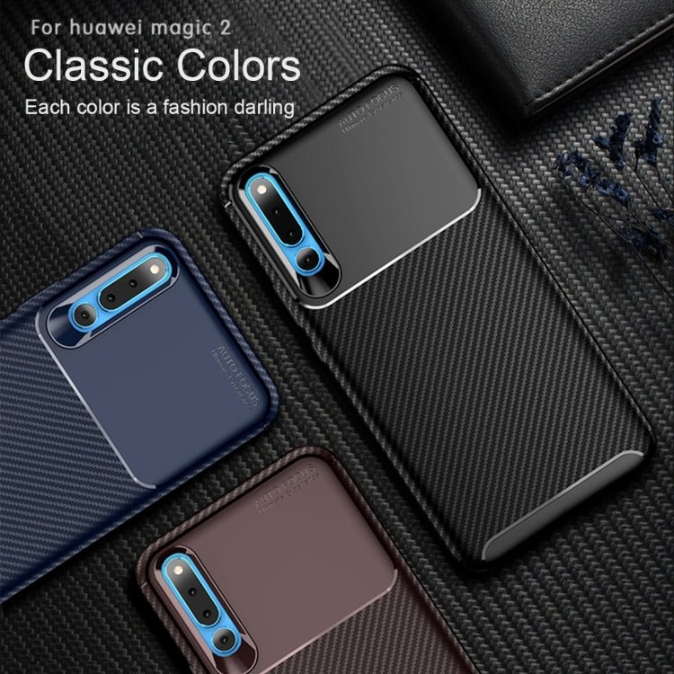 Beetles Series Full Coverage TPU Protective Cover Case for Huawei Honor Magic 2(Dark Blue)