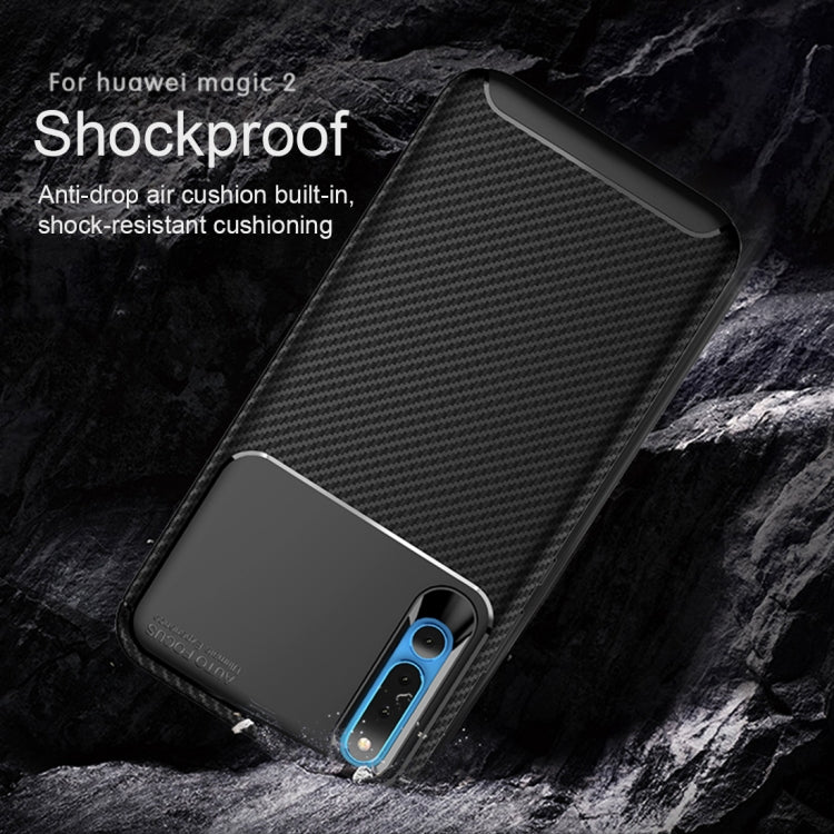 Beetles Series Full Coverage TPU Protective Cover Case for Huawei Honor Magic 2(Dark Blue)